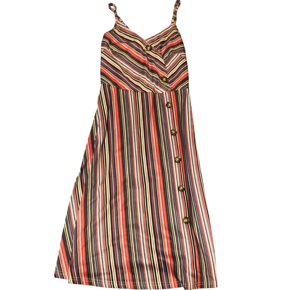 Oxiuli striped size small full lenth dress